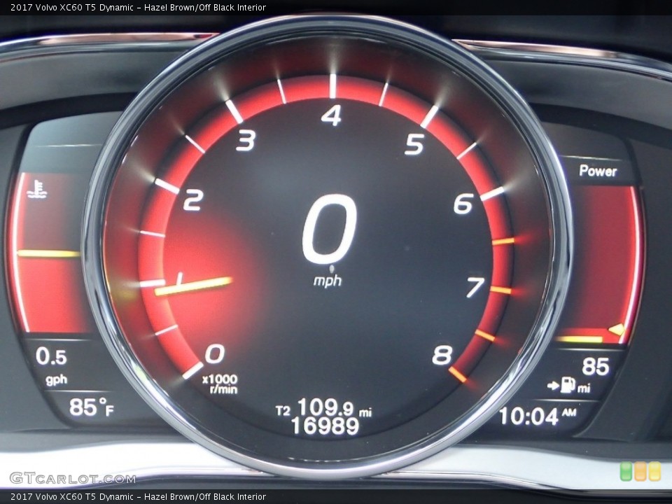 Hazel Brown/Off Black Interior Gauges for the 2017 Volvo XC60 T5 Dynamic #138807422