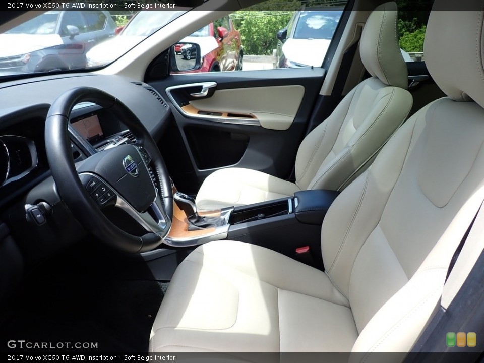 Soft Beige Interior Front Seat for the 2017 Volvo XC60 T6 AWD Inscription #138808346
