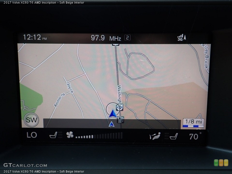 Soft Beige Interior Navigation for the 2017 Volvo XC60 T6 AWD Inscription #138808598