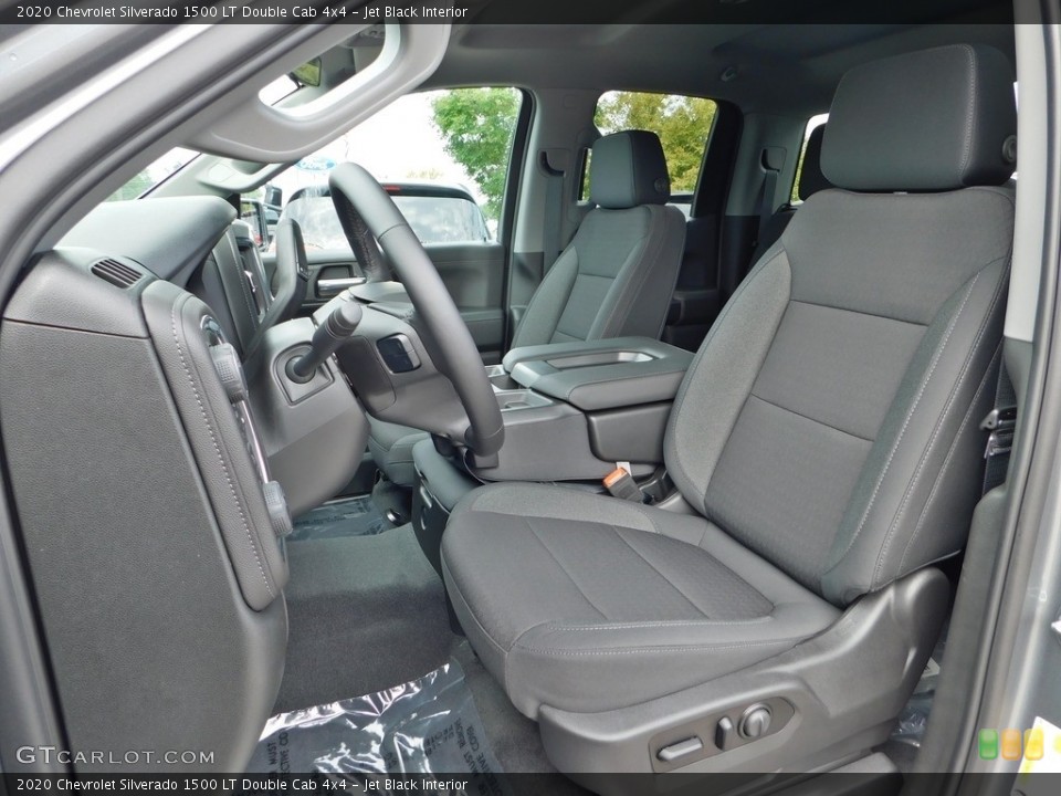 Jet Black Interior Photo for the 2020 Chevrolet Silverado 1500 LT Double Cab 4x4 #138809321