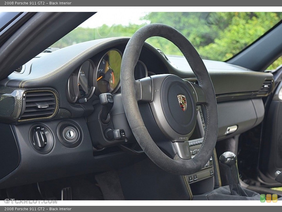 Black Interior Steering Wheel for the 2008 Porsche 911 GT2 #138809768