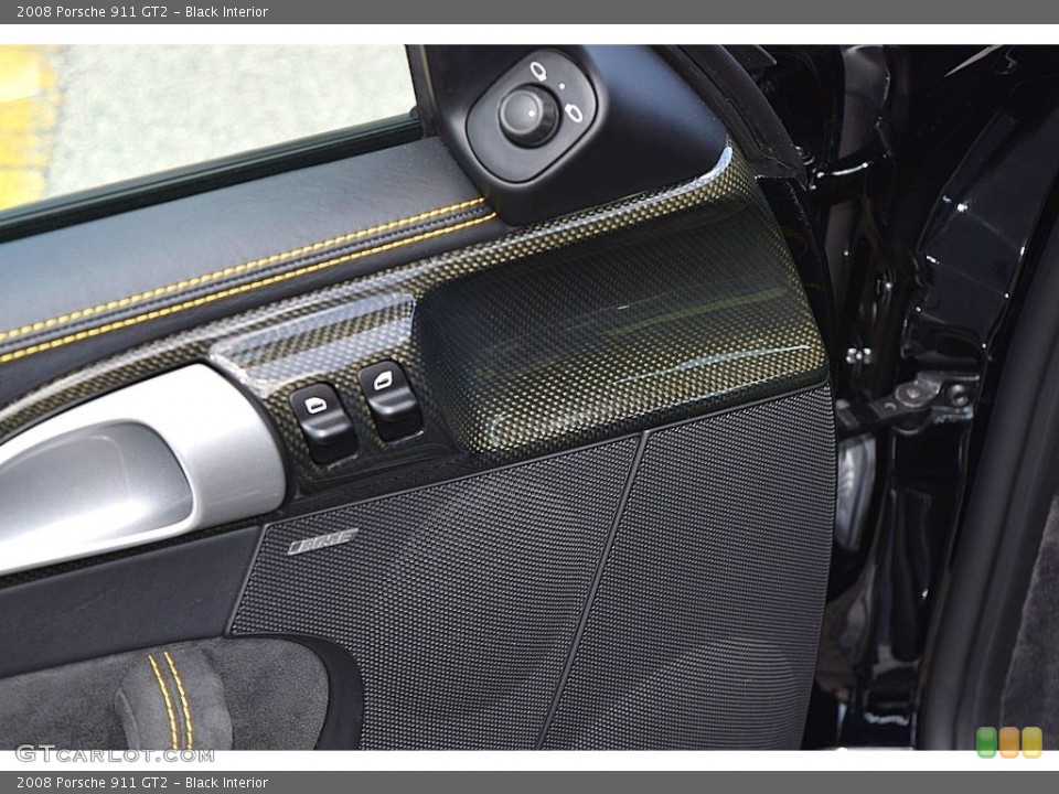 Black Interior Controls for the 2008 Porsche 911 GT2 #138809987