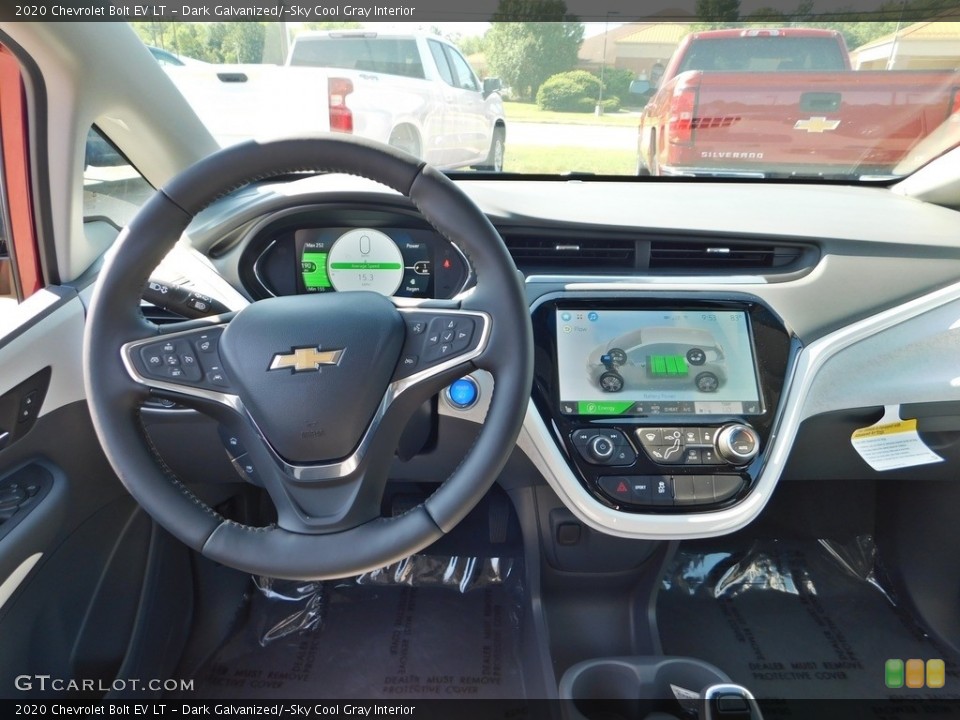 Dark Galvanized/­Sky Cool Gray Interior Dashboard for the 2020 Chevrolet Bolt EV LT #138810749