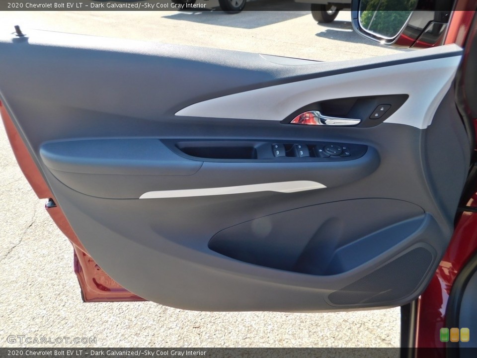 Dark Galvanized/­Sky Cool Gray Interior Door Panel for the 2020 Chevrolet Bolt EV LT #138810935