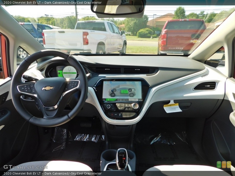 Dark Galvanized/­Sky Cool Gray Interior Dashboard for the 2020 Chevrolet Bolt EV LT #138811016