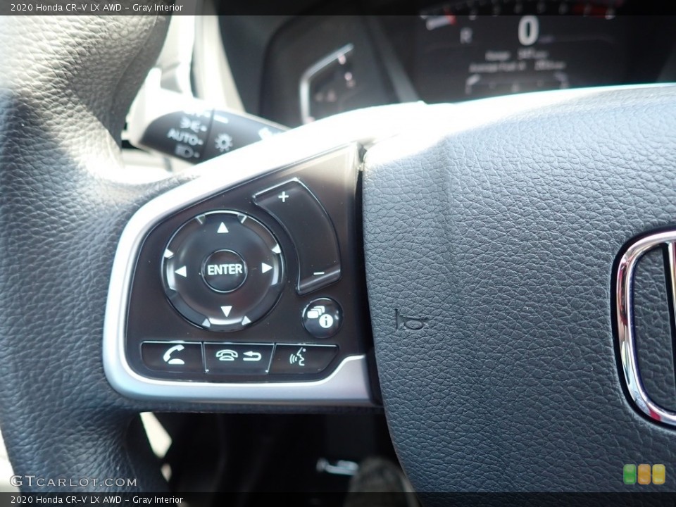Gray Interior Steering Wheel for the 2020 Honda CR-V LX AWD #138812858