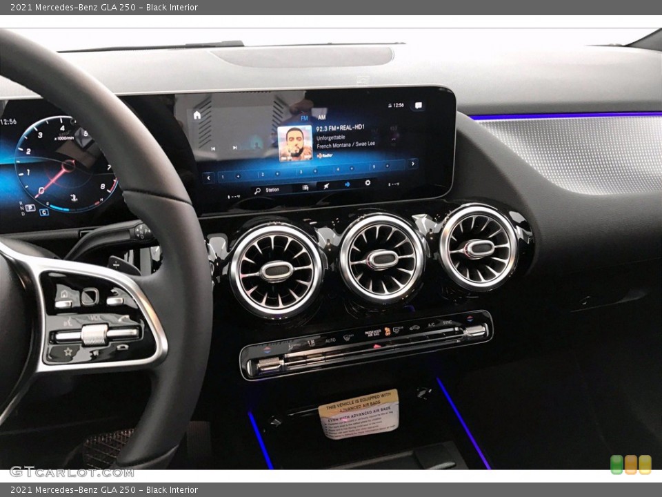 Black Interior Controls for the 2021 Mercedes-Benz GLA 250 #138812888