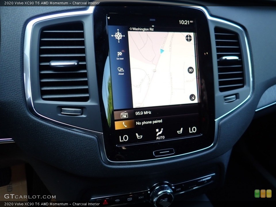 Charcoal Interior Navigation for the 2020 Volvo XC90 T6 AWD Momentum #138813302