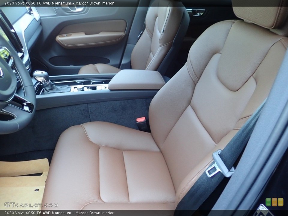 Maroon Brown 2020 Volvo XC60 Interiors