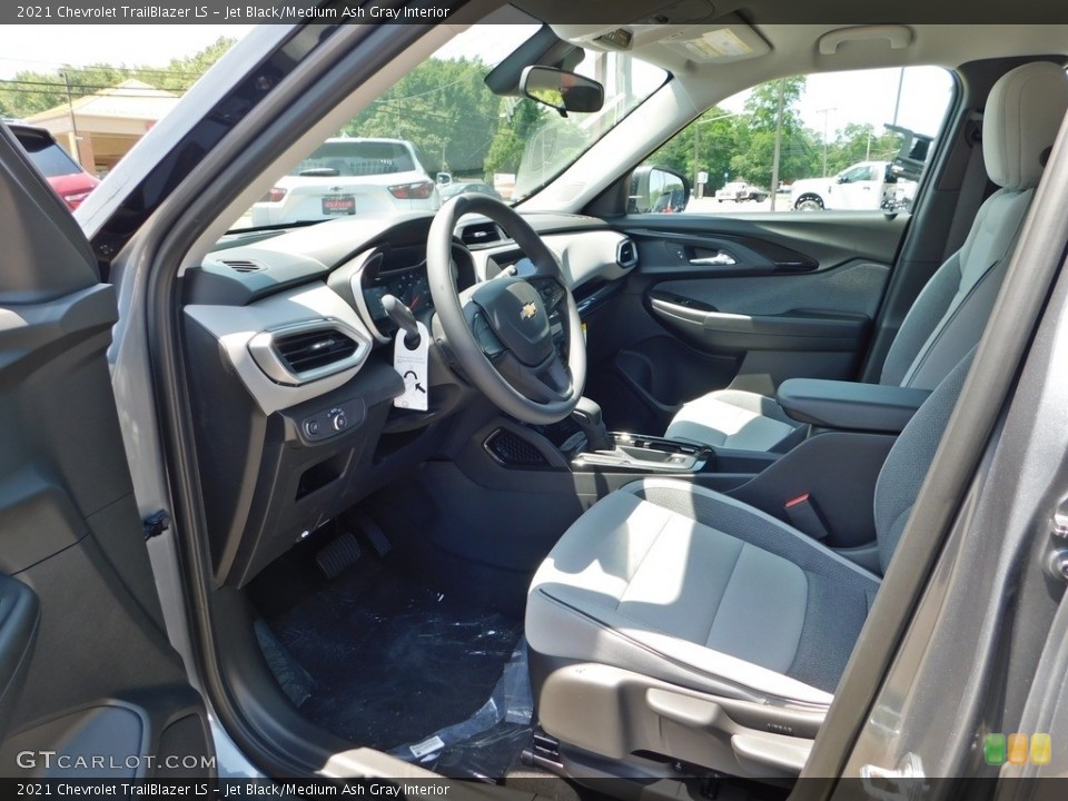 Jet Black/Medium Ash Gray Interior Front Seat for the 2021 Chevrolet TrailBlazer LS #138815933
