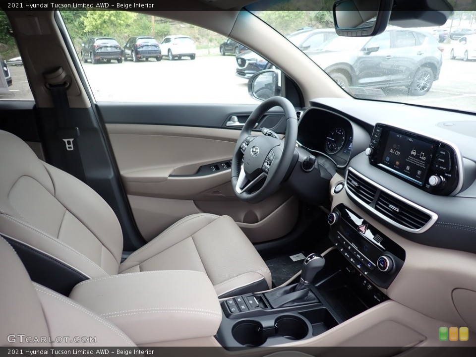 Beige Interior Front Seat for the 2021 Hyundai Tucson Limited AWD #138816164