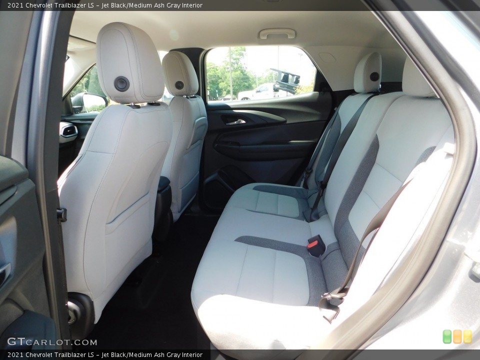 Jet Black/Medium Ash Gray Interior Rear Seat for the 2021 Chevrolet Trailblazer LS #138816203