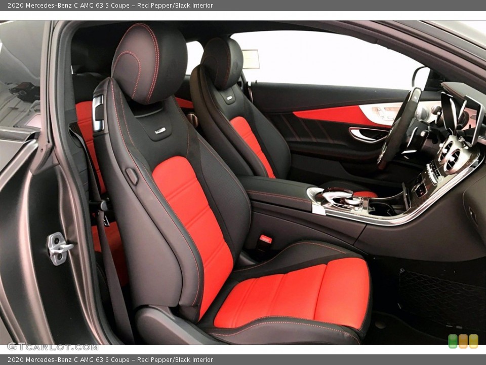 Red Pepper/Black Interior Photo for the 2020 Mercedes-Benz C AMG 63 S Coupe #138820448
