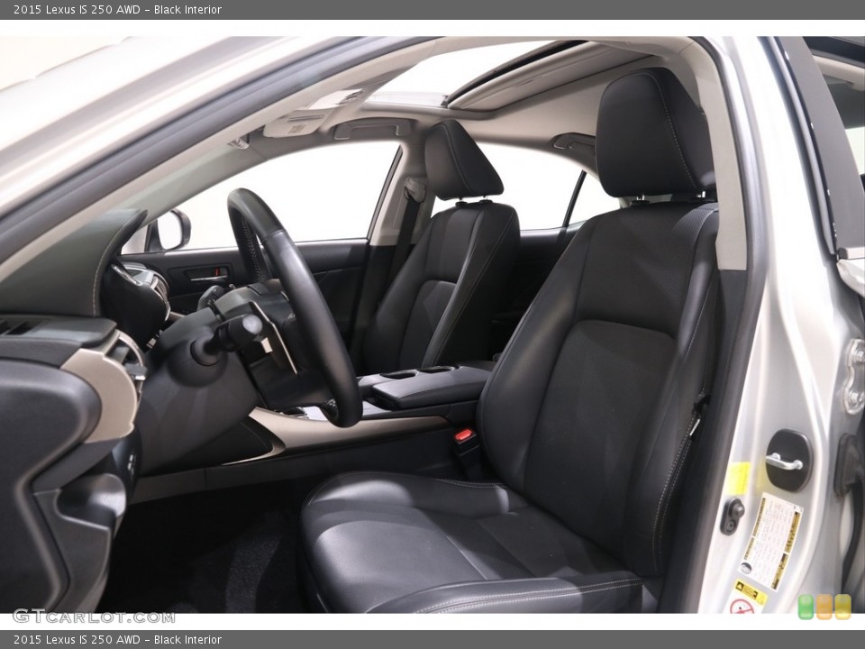 Black Interior Front Seat for the 2015 Lexus IS 250 AWD #138820493