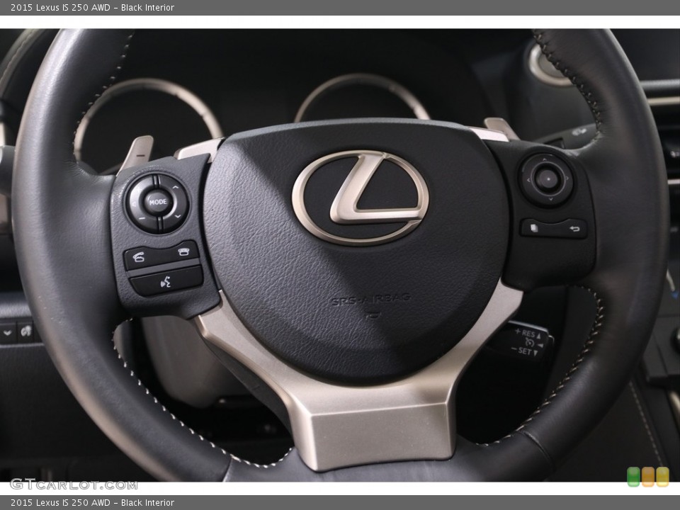 Black Interior Steering Wheel for the 2015 Lexus IS 250 AWD #138820544