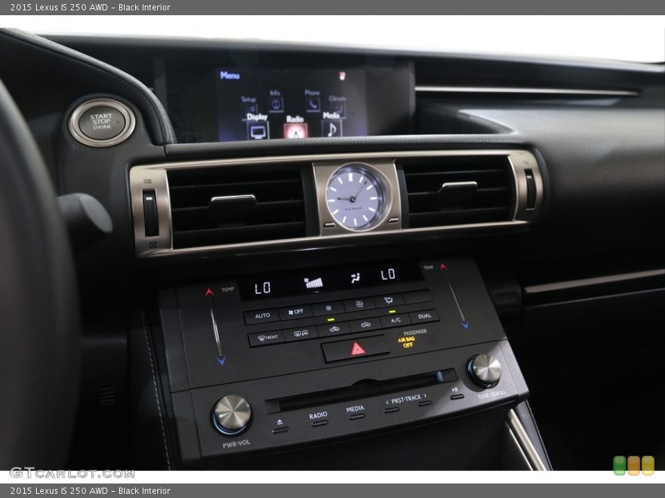 Black Interior Controls for the 2015 Lexus IS 250 AWD #138820634