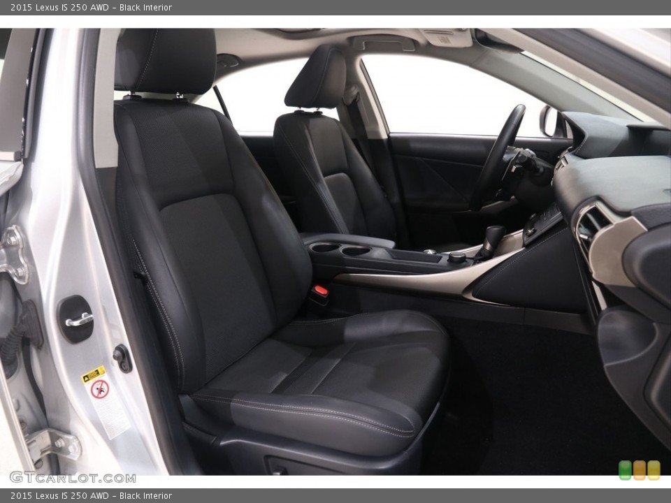 Black Interior Front Seat for the 2015 Lexus IS 250 AWD #138820874