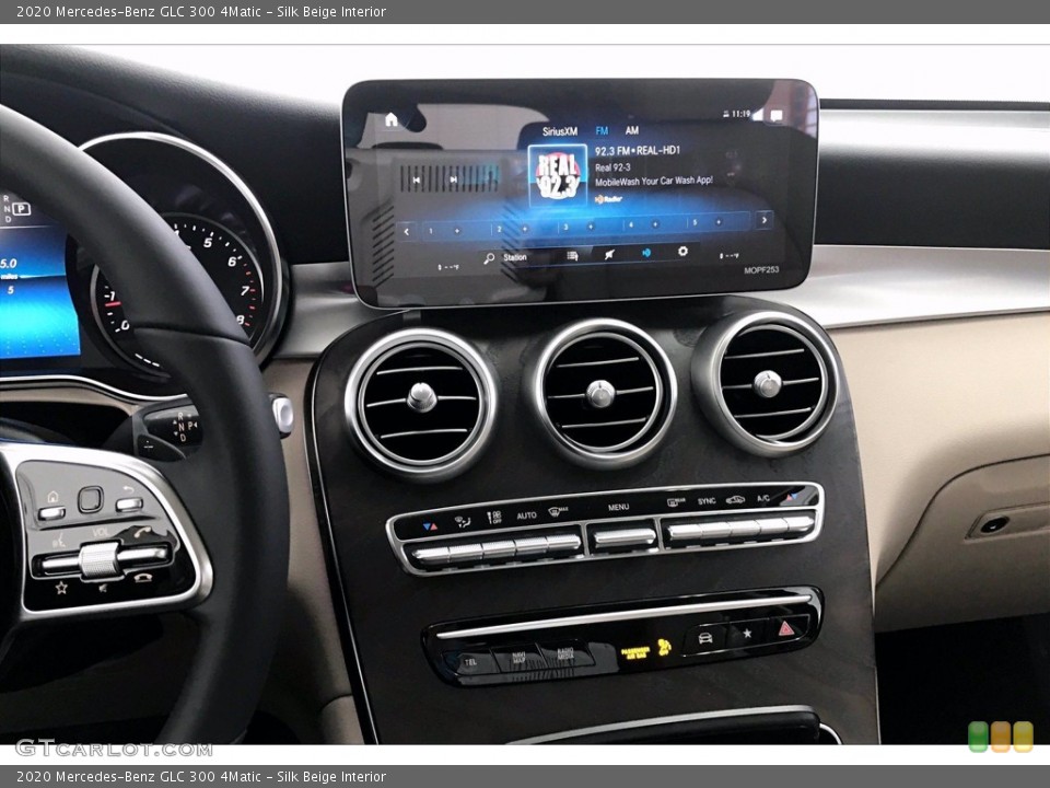 Silk Beige Interior Controls for the 2020 Mercedes-Benz GLC 300 4Matic #138821069