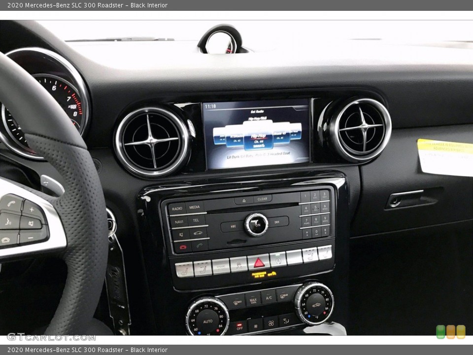 Black Interior Controls for the 2020 Mercedes-Benz SLC 300 Roadster #138822524