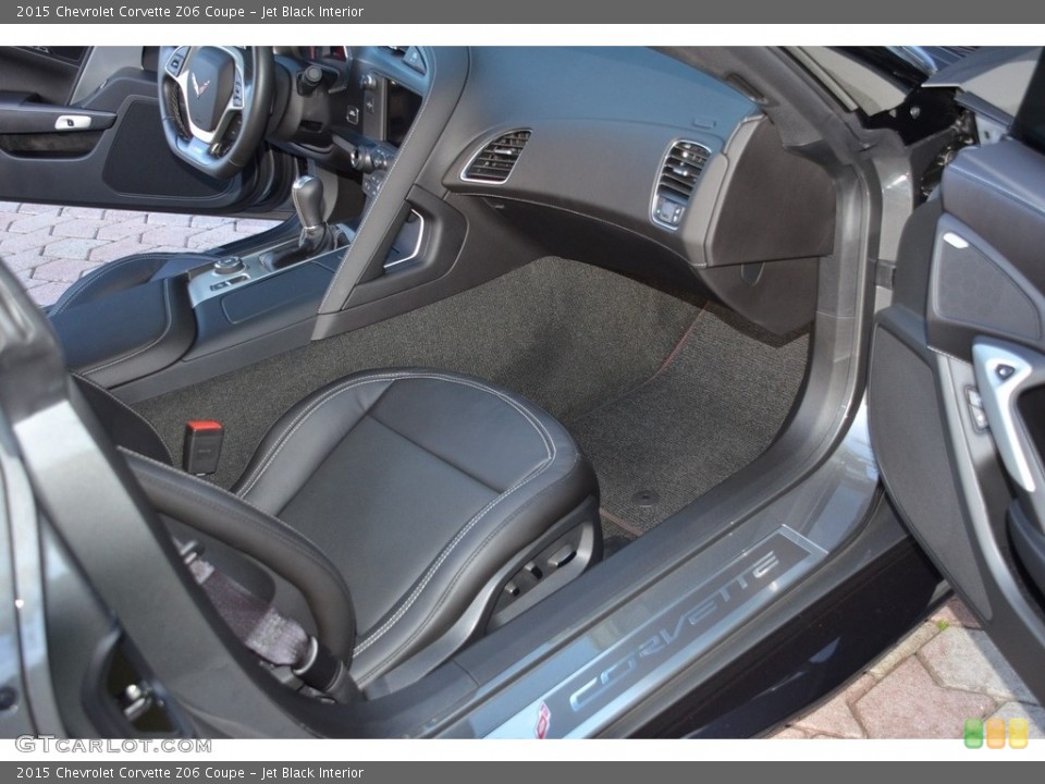 Jet Black Interior Front Seat for the 2015 Chevrolet Corvette Z06 Coupe #138822869