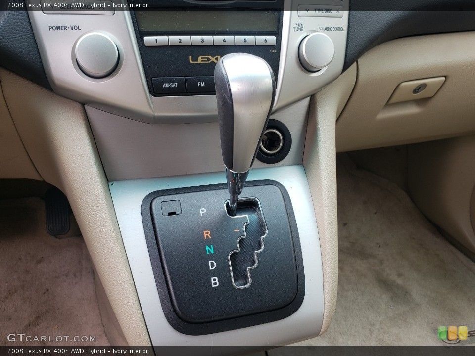 Ivory Interior Transmission for the 2008 Lexus RX 400h AWD Hybrid #138823933