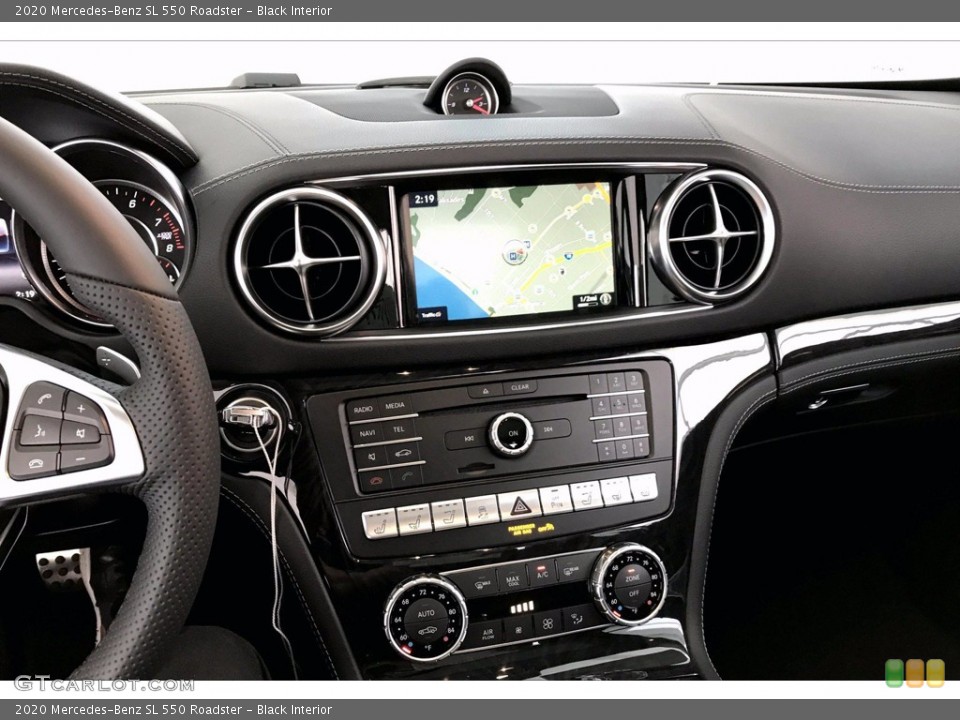 Black Interior Controls for the 2020 Mercedes-Benz SL 550 Roadster #138823988