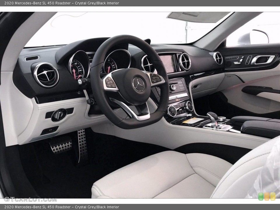 Crystal Grey/Black Interior Photo for the 2020 Mercedes-Benz SL 450 Roadster #138824240