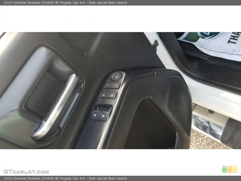 Dark Ash/Jet Black Interior Door Panel for the 2016 Chevrolet Silverado 2500HD WT Regular Cab 4x4 #138828559