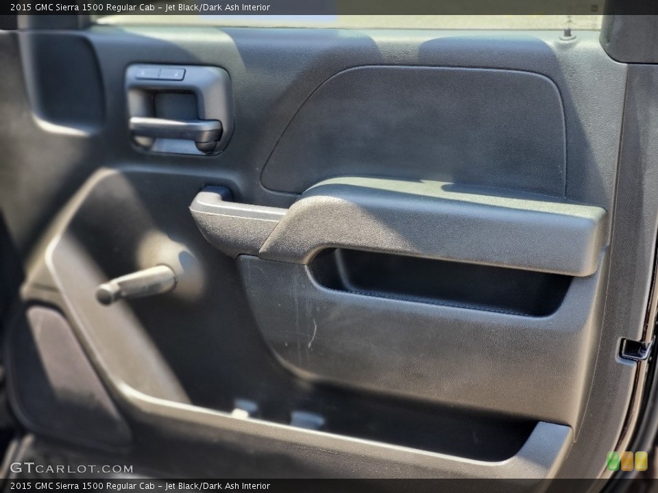 Jet Black/Dark Ash Interior Door Panel for the 2015 GMC Sierra 1500 Regular Cab #138833606