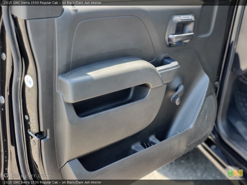 Jet Black/Dark Ash Interior Door Panel for the 2015 GMC Sierra 1500 Regular Cab #138833801
