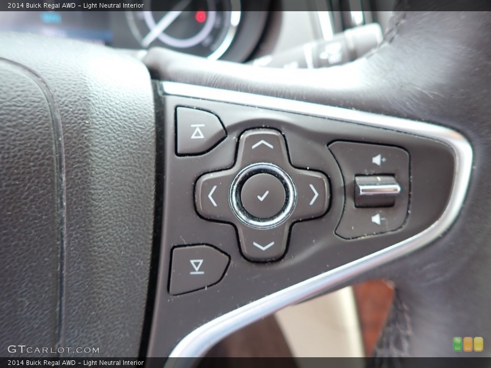 Light Neutral Interior Steering Wheel for the 2014 Buick Regal AWD #138838487
