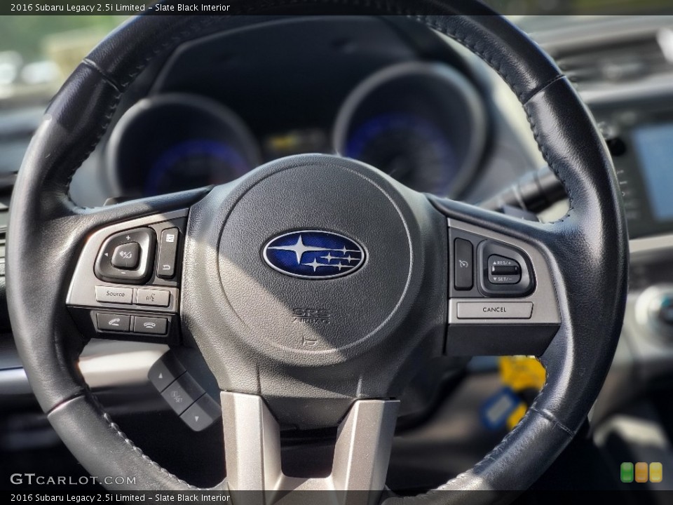 Slate Black Interior Steering Wheel for the 2016 Subaru Legacy 2.5i Limited #138839411