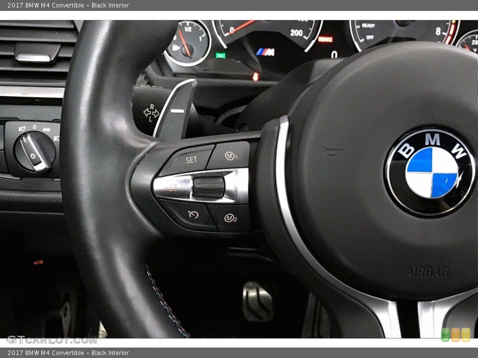 Black Interior Steering Wheel for the 2017 BMW M4 Convertible #138839666