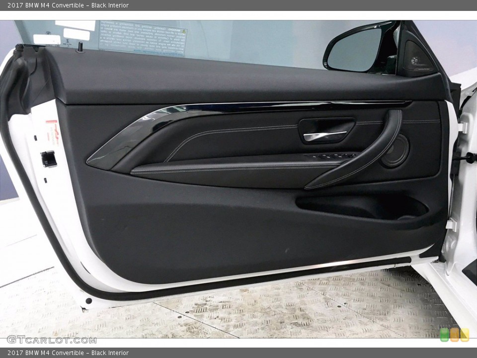 Black Interior Door Panel for the 2017 BMW M4 Convertible #138839804