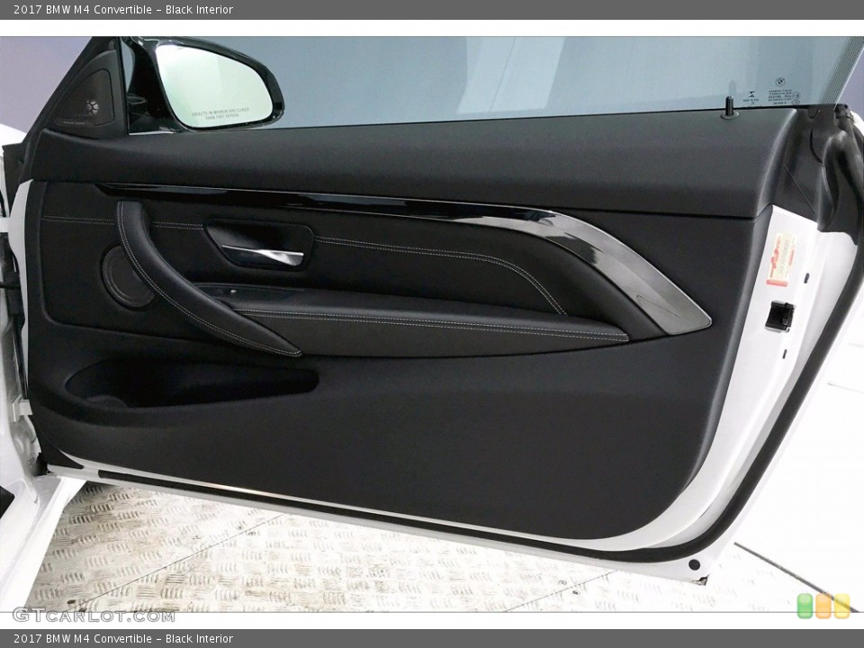 Black Interior Door Panel for the 2017 BMW M4 Convertible #138839828