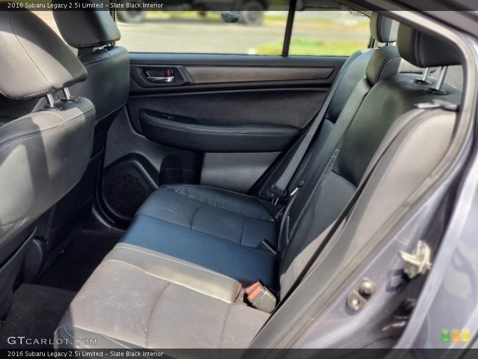 Slate Black Interior Rear Seat for the 2016 Subaru Legacy 2.5i Limited #138839846