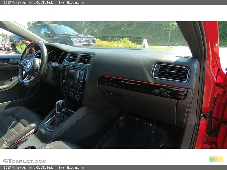 Titan Black Interior Dashboard for the 2015 Volkswagen Jetta GLI SEL Sedan #138840311