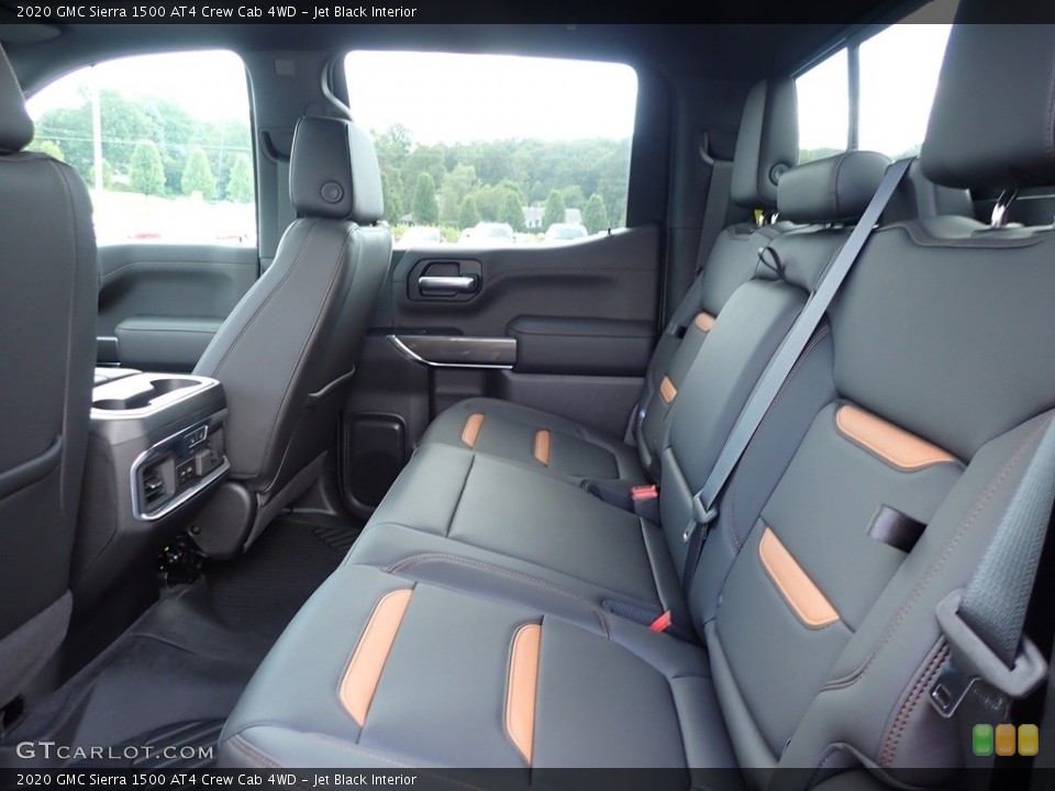 Jet Black Interior Rear Seat for the 2020 GMC Sierra 1500 AT4 Crew Cab 4WD #138841175