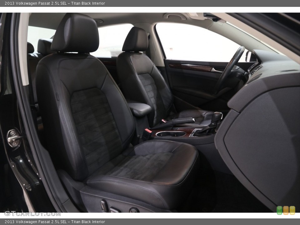 Titan Black Interior Front Seat for the 2013 Volkswagen Passat 2.5L SEL #138842213