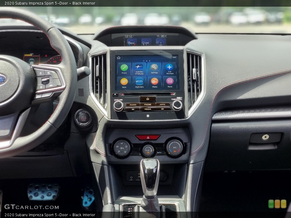 Black Interior Dashboard for the 2020 Subaru Impreza Sport 5-Door #138842699