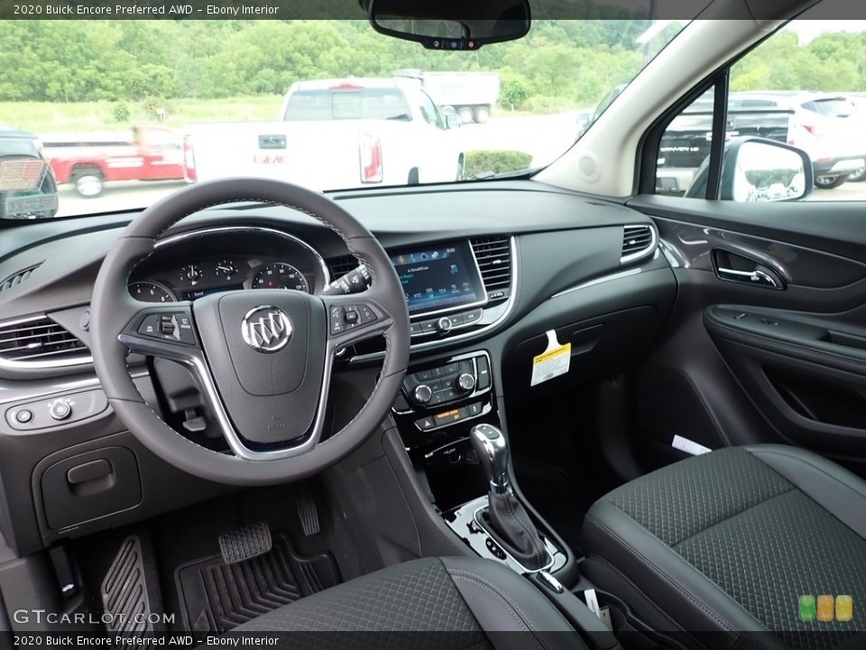 Ebony Interior Photo for the 2020 Buick Encore Preferred AWD #138843785