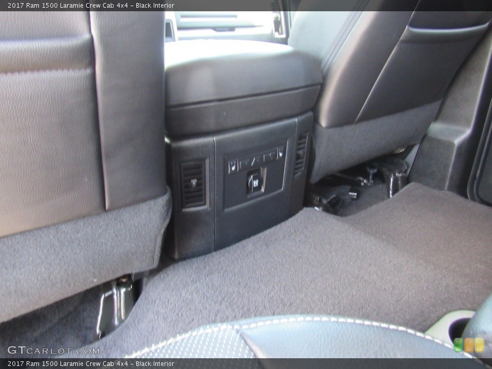 Black Interior Rear Seat for the 2017 Ram 1500 Laramie Crew Cab 4x4 #138844190