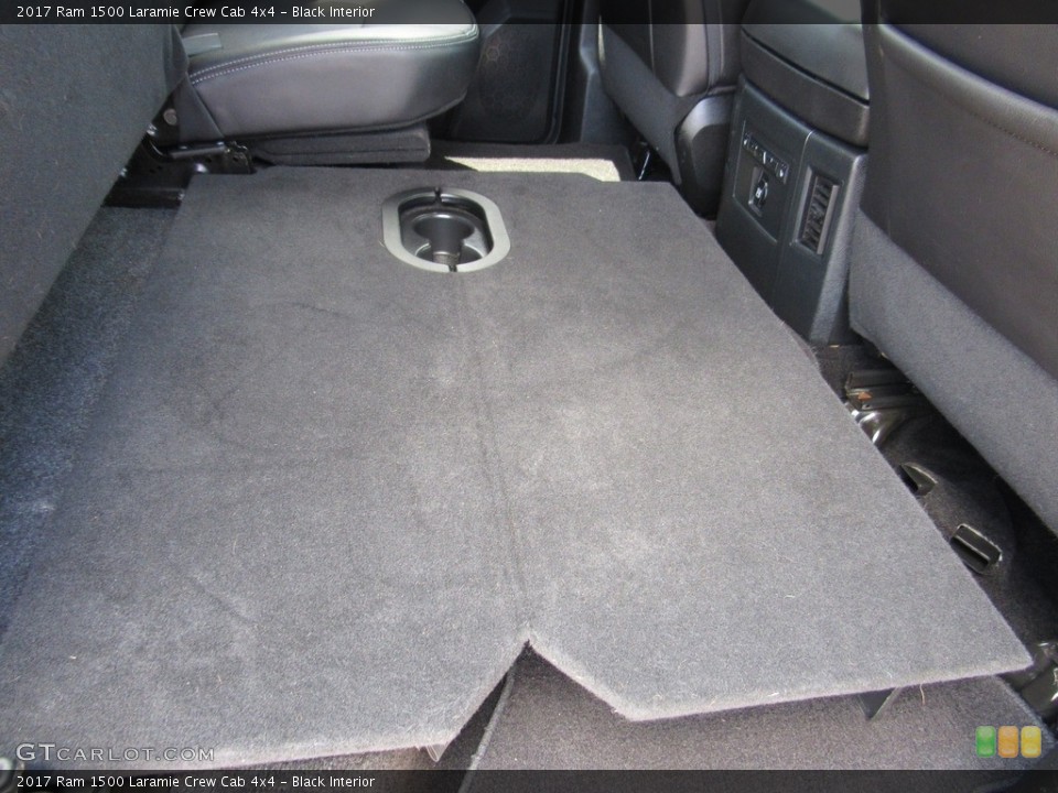Black Interior Rear Seat for the 2017 Ram 1500 Laramie Crew Cab 4x4 #138844619