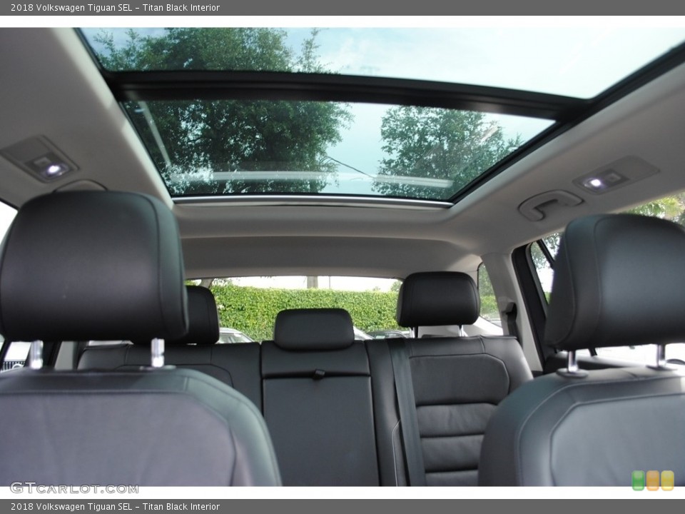 Titan Black Interior Sunroof for the 2018 Volkswagen Tiguan SEL #138846215