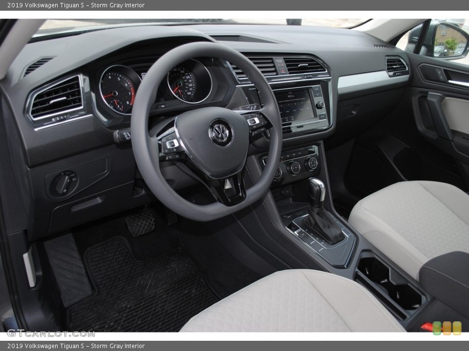 Storm Gray Interior Photo for the 2019 Volkswagen Tiguan S #138848957