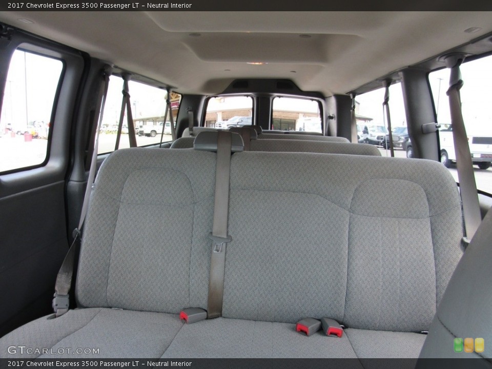Neutral Interior Rear Seat for the 2017 Chevrolet Express 3500 Passenger LT #138849890