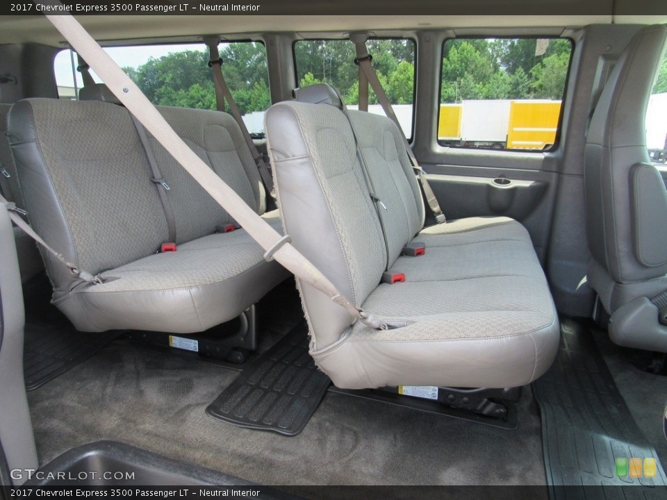 Neutral Interior Rear Seat for the 2017 Chevrolet Express 3500 Passenger LT #138849962