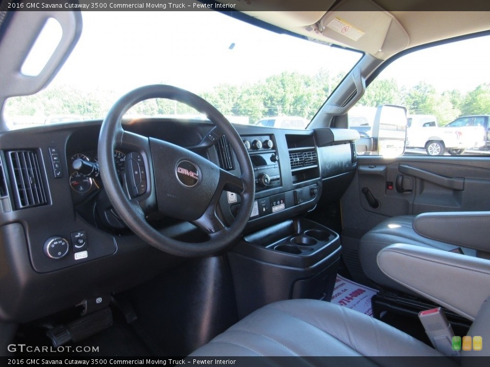 Pewter Interior Photo for the 2016 GMC Savana Cutaway 3500 Commercial Moving Truck #138851186
