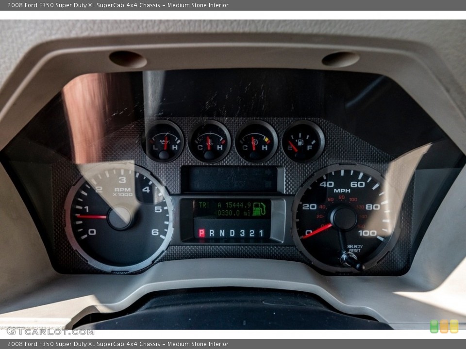 Medium Stone Interior Gauges for the 2008 Ford F350 Super Duty XL SuperCab 4x4 Chassis #138852653