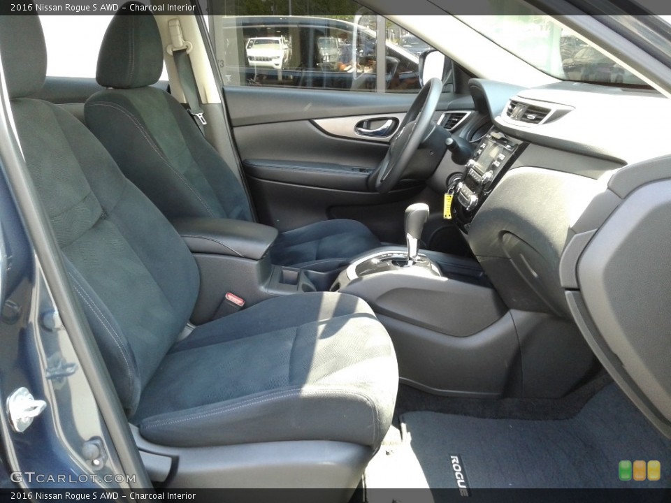 Charcoal Interior Front Seat for the 2016 Nissan Rogue S AWD #138856311